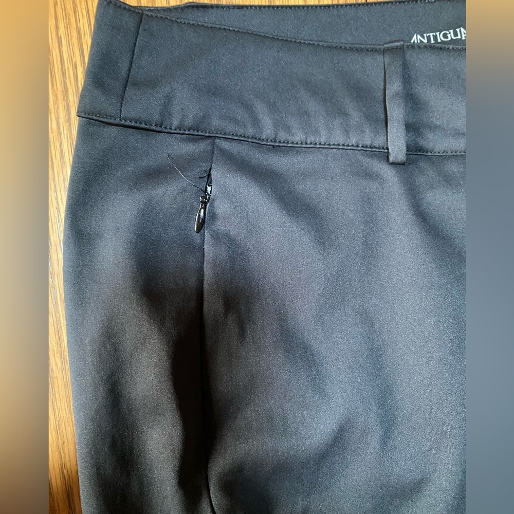 Antigua Black Golf Shorts 10 - Picture 8 of 10